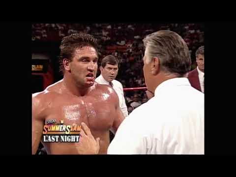 Ken Shamrock Snaps & Suplexes WWF Officials @ SummerSlam 1997 (WWF)