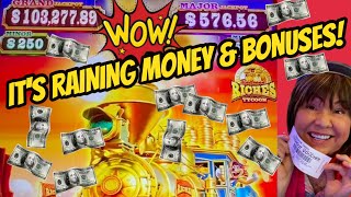 SLOT MIRACLE! MY 1ST HUGE WIN-RAILROAD RICHES Video Video