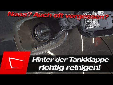 Oft vergessen! Hinter der Tankklappe reinigen! So machst du es richtig und schnell!