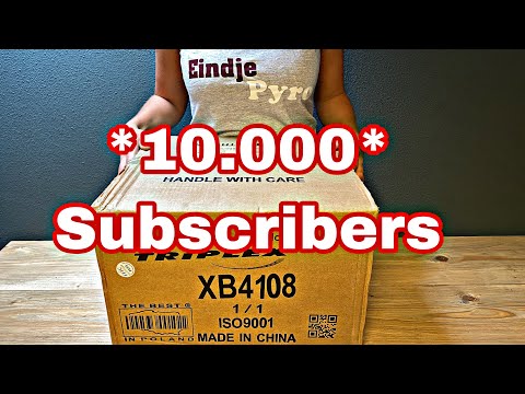 *10.000* Subscribers Special : XB4108 : Triplex : 100 shots : 30 mm : New Happy Salute