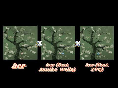 JVKE - her (feat. Annika Wells & ZVC) (mashup audio)