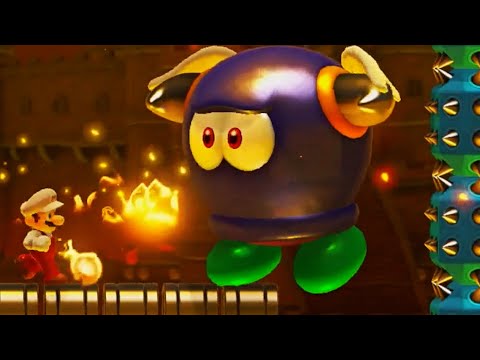 Super Mario Maker 2 🔧 5-C Hailfire Fortress 🔧 SkellWar