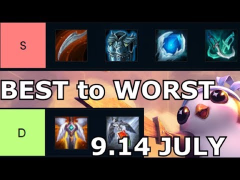 PRE-PATCH 9.14 ITEM TIER LIST - BEST and the WORST Items to Build in Teamfight Tactics TFT Guide