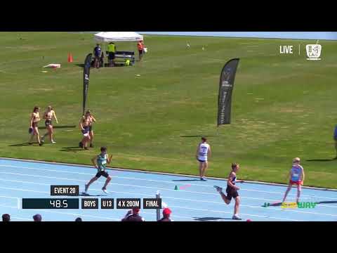 BOYS U13 4X200M FINAL - 2017 SUBWAY STATE RELAY CHAMPIONSHIPS // LAVicTV