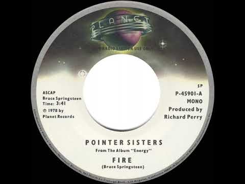 1979 Pointer Sisters - Fire (mono radio promo 45)