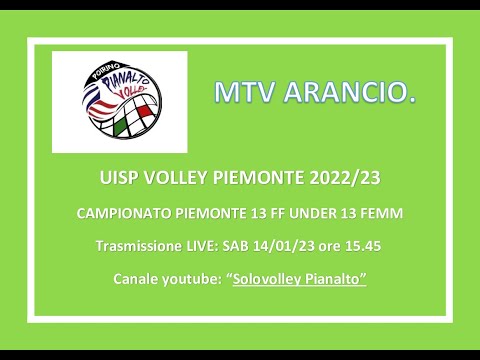 PIANALTO U13F POIRINO - MTV ARANCIO _ UISP VOLLEY PIEMONTE CAMPIONATO 2022/23 UNDER 13FEM