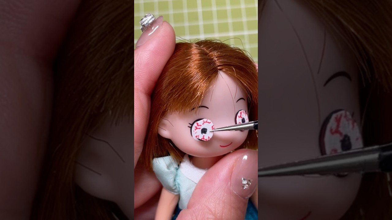 ¡INCREÍBLE! Convertí una Barbie en The Mask… y sus ojos se SALIERON 🤯#shorts