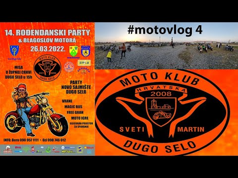 MK Dugo Selo / 14. rođendanski party i blagoslov motora / #motovlog 4