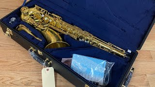Video thumbnail for Play Testing A Killer Yamaha Custom Z Tenor Sax YTS-82ZIIU 2nd Generation Model 82Z Unlacquered! by JL Woodwinds