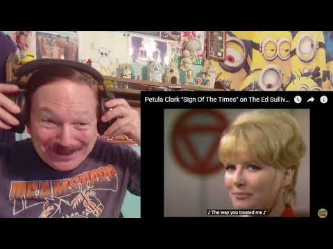 Petula Clark - Sign Of The Times, on The Ed Sullivan Show, August 14, 1966.  A Layman's Reaction
