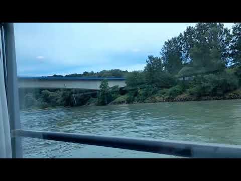 von Melk recomenda Richtung Spitz/Donau com Brandner Schiff um kurz nach 13h50 02.08.2023