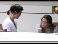 Miley Cyrus and Justin Gaston are not happy as ...