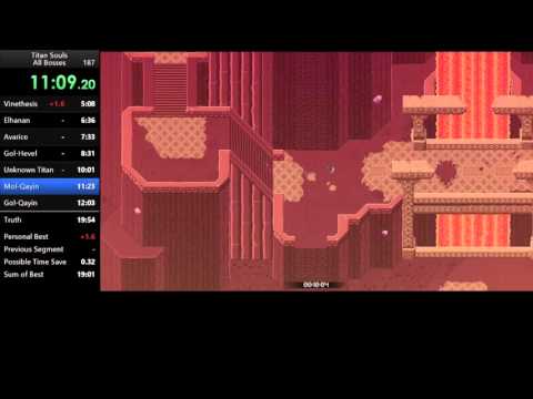 Titan Souls speedrun // All Bosses in 19:39