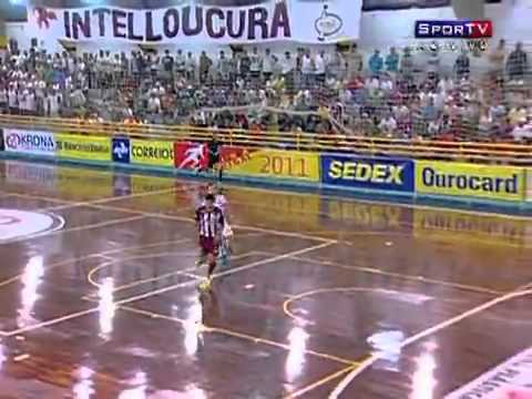 Os gols de Orlândia 9 x 4 Joinville pela Liga Futsal 2011 - Gentileza SporTV