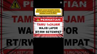 Download lagu Tulisan Tamu Wajib Lapor 1x24 jam Sekedar Pajangan ? #shorts mp3