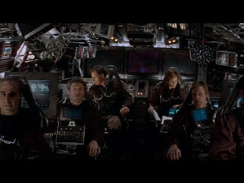 The Core (2003) - Launching the drill into the ocean | RetroMovies