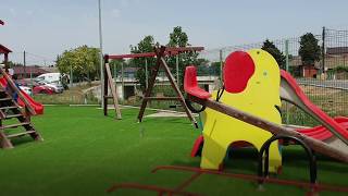 Loc de joaca reabilitat in Parcul Central din Lumina