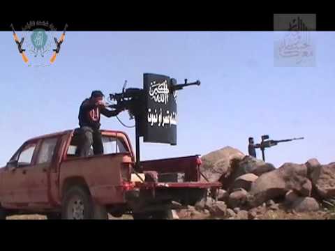 استهداف تحصينات قوات النظام في منطقة الطليسية في ريف حماة بواسطة الرشاشات الثقيلة من قبل لواء شهداء الكرامة