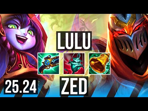 LULU vs ZED (MID) | EUW Master | 25.24