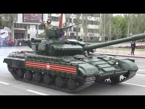 Victory Day Military Parade in Donezk 9 May 2021