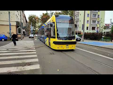 Comparison of trams in Torun in Poland