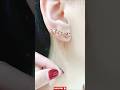 Gold Chain Earrings Design Duoble Piercing Gold Earrings Earrings Gold Jewellery