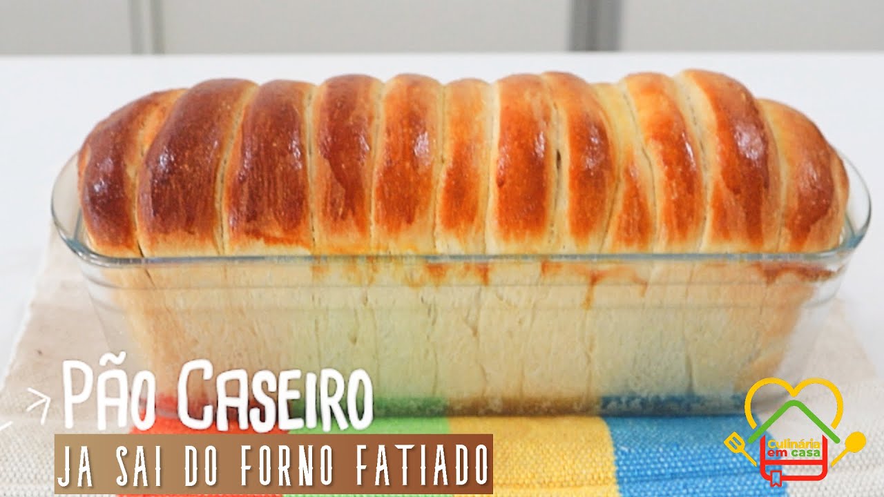RECEITA PARA 1 PÃO CASEIRO SIMPLES DA LU FOFINHO E JÁ SAI FATIADO DO FORNO.