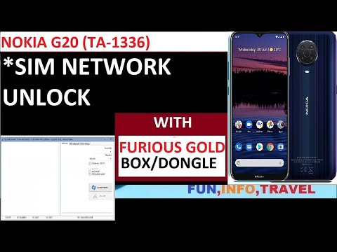 (GSM INFO) NOKIA G20 (TA-1336) SIM NETWORK UNLOCK WITH FURIOUS GOLD (FIT)