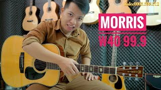 Video thumbnail for Guitar Morris W40 Gỗ Hồng Mộc Brazil 99.9 % Kèm hộp cứng by Huỳnh Văn Bảo