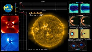 Solar flare: 31.05.2025 class M4.5