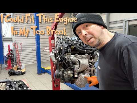 Das war einfach, Einbau des Astra J 1.4 Turbo-Motors