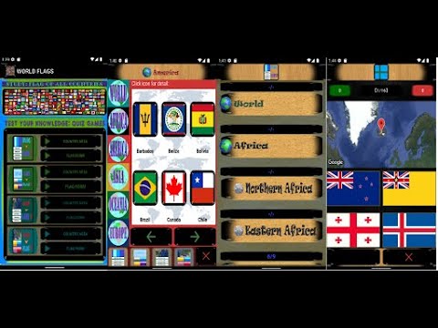 World Flags and Map quiz games video thumbnail