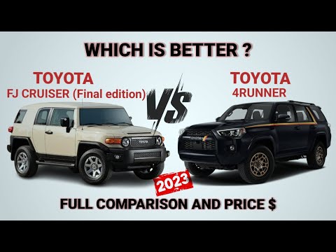 2023 Toyota FJ Cruiser (Final edition) vs 2023 Toyota 4runner