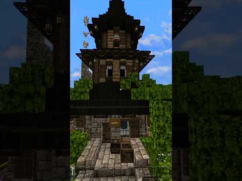 Minecraft I built this rustic medieval alchemist house.