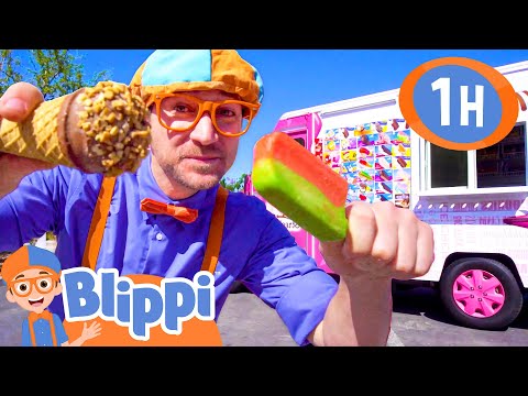 Blippi Works in an Ice Cream Truck for the Day! | BEST OF BLIPPI TOYS | Educational Videos for Kids