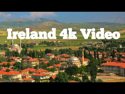 Ireland in 4K Drone Fly By - of Relaxing and Calming Music meditation