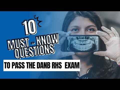10 Must-Know Questions to Pass the DANB RHS Exam !