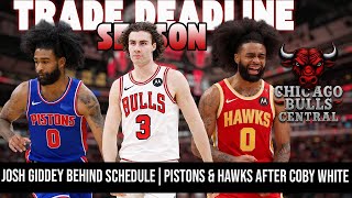 Hawks & Pistons After Coby White Trade | Giddey Behind Schedule | Bulls Rumored To Re-Sign Vooch