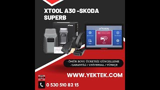 YEK OTO Xtool A30 Oto Arıza Tespit cihazı SKODA SUPERB Kullanım videos
