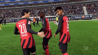 EA sports FC 24【ブンデスリーガ】「フランクフルト vs ヴォルフスブルク」（無編集版）