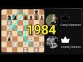 Anatoly Karpov Vs Garry Kasparov 1984 Chess Iconicchess