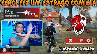 🤩CEROL ENVENENOU O MAPA INTEIRO COM ESSA ARMA ATRIBUTADA NA RANQUEDA E AMASSOU DEMAIS🤩