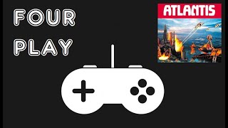 Four Play - Atlantis - 8-bit Computer Comparison