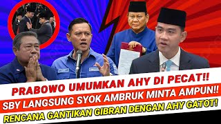 Download lagu PRABOWO UMUMKAN AHY DIPECAT‼️ SBY SYOK Rencananya Gantikan Gibran dengan AHY Gagal Total! mp3