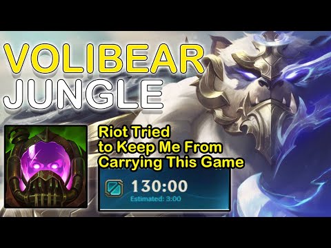 *NEW* 1V9 CHEMTANK VOLIBEAR BUILD  - How To Volibear Jungle Guide --  Season 12 -- League of Legends