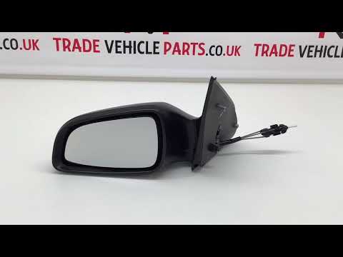 Fits Vauxhall Astra 5Dr Hatchback 2004-2009 Door Wing Mirror Manual Adjust Left Side video