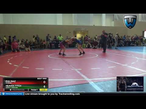 Girls FS Junior (Must Be In HS) 106-112 Eva Diaz Florida Vs Heaven Fitch North Carolina