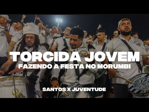 Torcida Jovem fazendo a festa no Morumbi