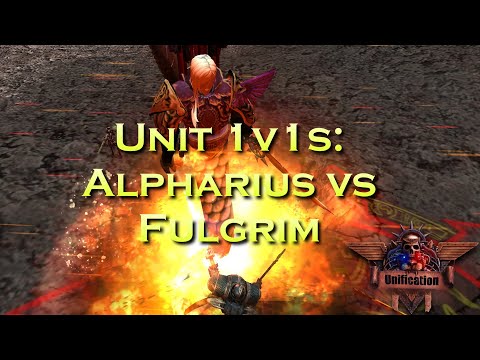 Dawn of War Unification Mod [v.6.9.25] - Primarch Alpharius Omegon vs The Primarch Fulgrim | WH 40K