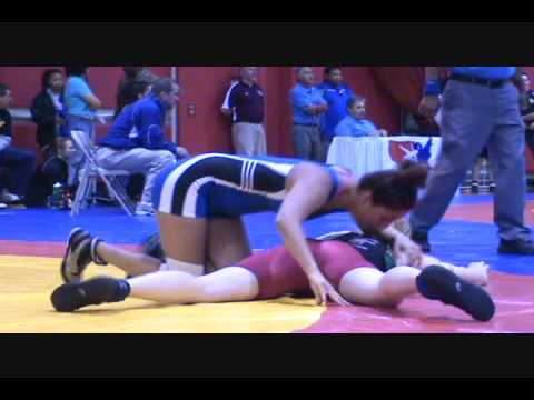 Tatiana Padilla pin Danielle Robinson - Body Bar FILA Junior Nationals at 59 kg